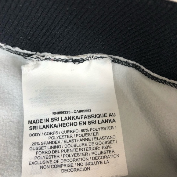 Nike Pro Leggings Black & Gray Size Small Fitted Stretchy - Picture 7 of 11